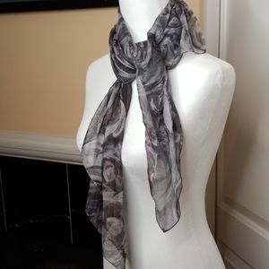 Shades of grey versatile scarf